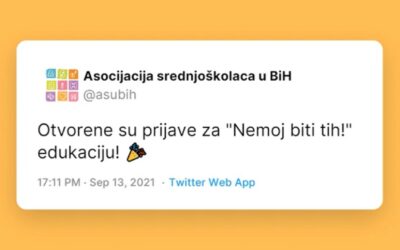 Nemoj biti tih – edukuj se!