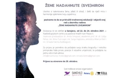 Poziv za učešće u projektu “Zene nadahnute sve(mirom)”