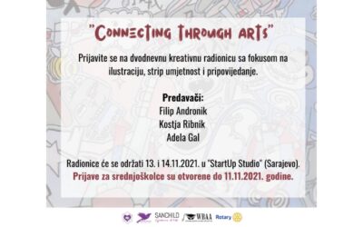 Poziv za prijave na projekat “Connecting Through Arts” su otvorene!