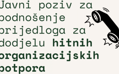 Ekumenska inicijativa žena objavljuje javni poziv za podnošenje prijedloga za dodjelu hitnih organizacijskih potpora!