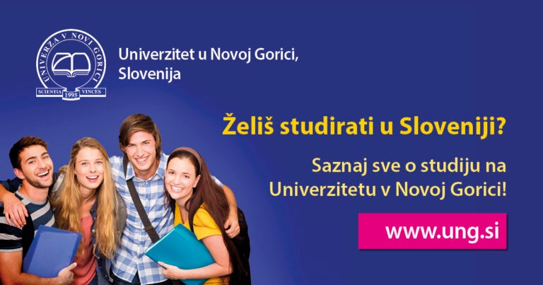 Želiš studirati u Sloveniji? Prijavi se na online info dan i saznaj sve o studiju na Univerzitetu u Novoj Gorici