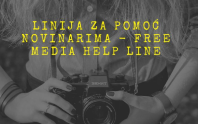 BH Novinari – Besplatna linija za pomoć novinarima // Free media help line