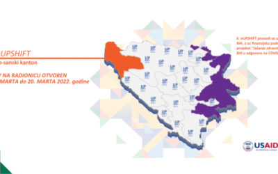 Otvorene prijave za 6. eUPSHIFT radionicu u BiH: Prilika za mlade u Unsko-sanskom kantonu