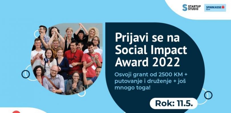 Otvorene prijave za Social Impact Award: Sparkasse nastavlja podršku poduzetništvu mladih
