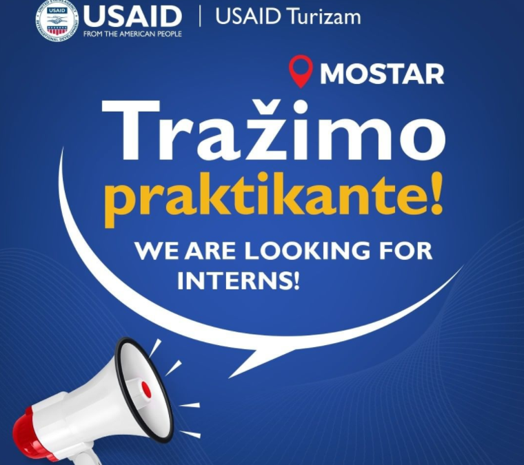 USAID Turizam: Tražimo praktikanta/praktikanticu