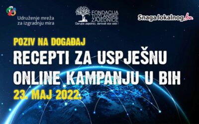 Poziv na događaj: Recepti za uspješnu online kampanju u BiH