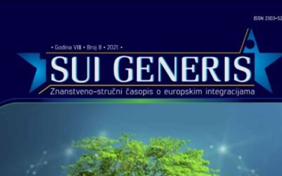 Poziv za dostavljanje radova za deveti broj časopisa Sui generis