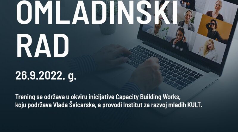 Webinar Omladinski rad