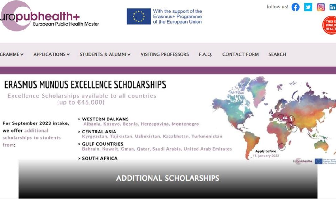 Europubhealth+ program nudi mogućnost stipendiranja studenata iz BiH