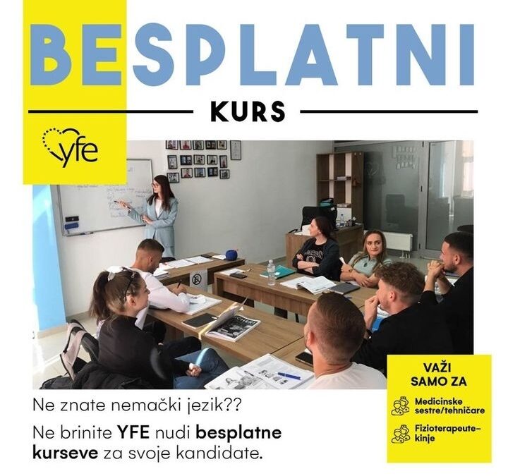 YFE BiH nudi besplatne kurseve njemačkog