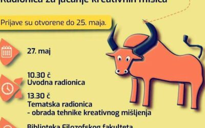 Radionica za jačanje kreativnih mišiča “Uhvati bika za rogove”