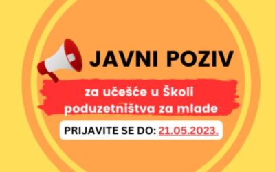 Otvoren poziv za učešće u Školi poduzetništva za mlade