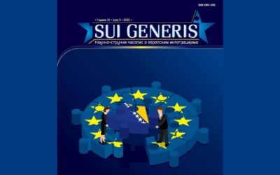 Poziv za dostavljanje radova za deseti broj časopisa Sui generis