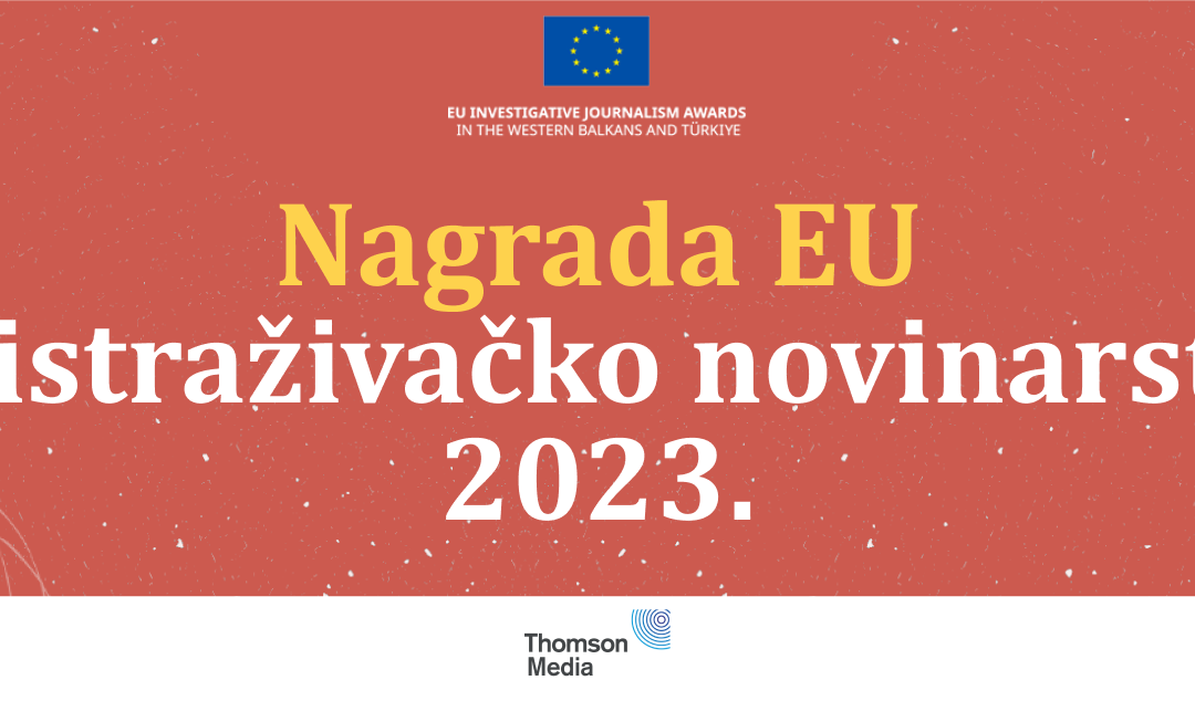 Otvoren konkurs za EU Nagradu za istraživačko novinarstvo za 2023. godinu