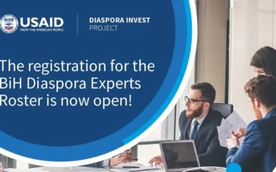 Otvoren poziv za eksperte/ice iz dijaspore | BiH Diaspora Experts Roster (USAID Diaspora Invest)