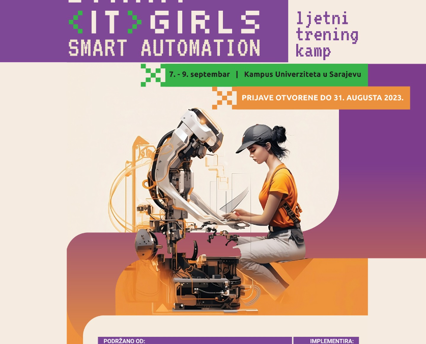 IT Girls ljetni bootcamp: “Smart (IT) Girls, smarter Automation”