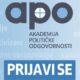 Javni poziv: deseta generacija Akademije političke odgovornosti (APO)