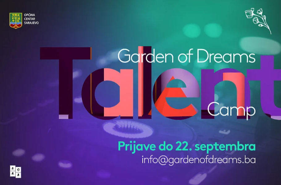 Garden of Dreams Talent Kamp: Nova sjajna platforma za rast i razvoj talenata