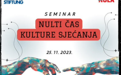 Prijava za seminar “Nulti čas kulture sjećanja”, 2023.
