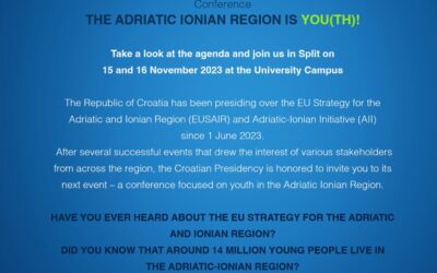 Poziv za mlade: ADRIATIC-IONIAN REGION IS YOU(TH)! konferencija