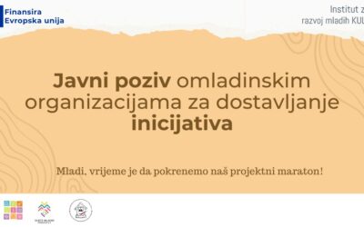 Javni poziv u okviru projekta “Smislimo, kreirajmo i usvojimo politike prema mladima”