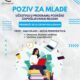 Podsjećanje – Poziv za mlade – učestvuj u programu podrške zapošljavanju mladih